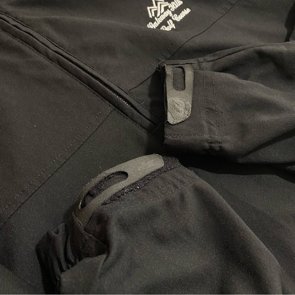 Ahead Extreme Men’s Acare Black Performance Golf 1/4 Zip Pullover Jacket - Picture 10 of 10